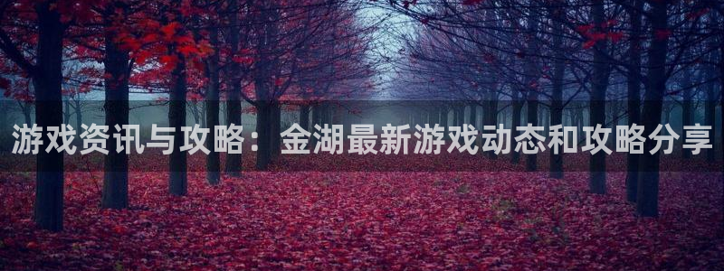 长征娱乐代理登陆：游戏资讯与攻略：金湖最新游戏动态和攻略分享